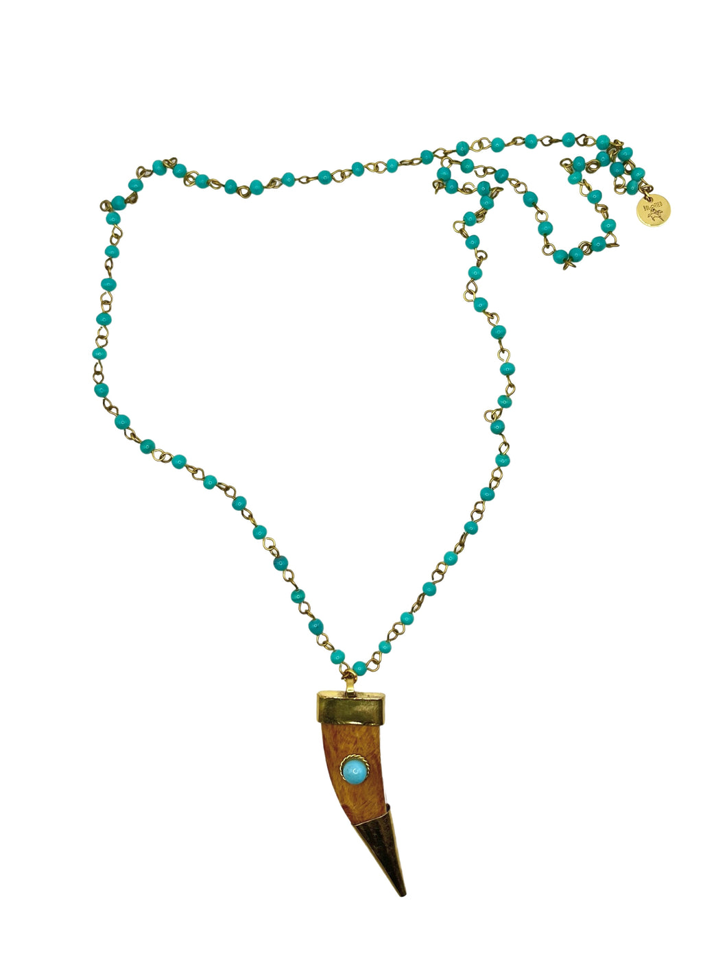 TibetanTurqBone Necklace