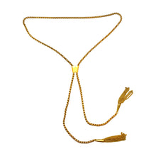 Load image into Gallery viewer, Chain Tassle Beaded Bolo (More Options)
