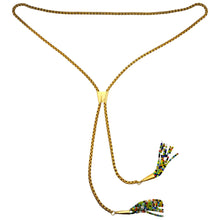 Load image into Gallery viewer, Chain Tassle Beaded Bolo (More Options)
